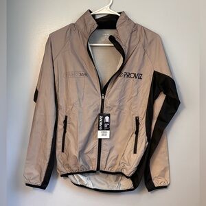 Women’s Reflect360 Lightweight Hooded Jacket - gray and black